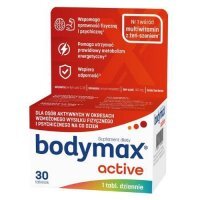 Bodymax Active, 30 tabletek KRÓTKA DATA 31.05.2026