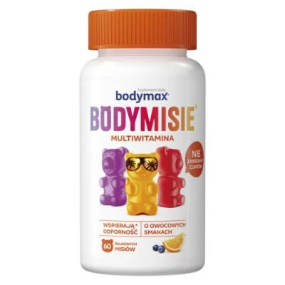 BODYMAX BODYMISIE MULTIWITAMINA żelki o smaku OWOCOWYM 60 sztuk