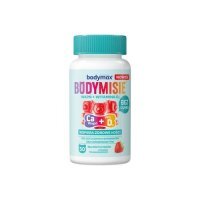 Bodymax Bodymisie Wapń + Witamina D3 żelki o smaku truskawkowym, 50 szt.