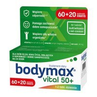 BODYMAX VITAL 50+  60 tabletek + 20 tabletek