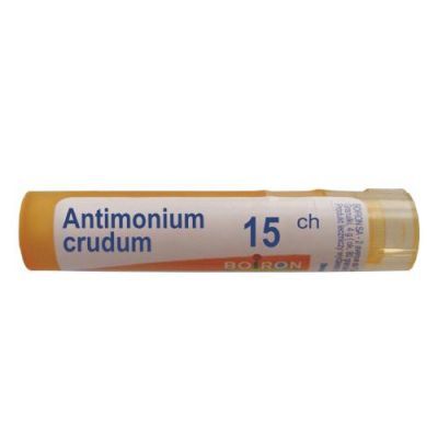 BOIRON Antimonium crudum 15 CH granulki 4g ( około 80 granulek)