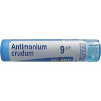 BOIRON Antimonium crudum 9 CH granulki 4g ( około 80 granulek)