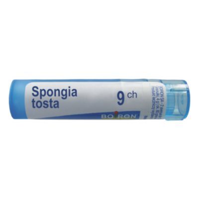BOIRON Spongia Tosta 9 CH granulki 4 g (ok. 80 granulek)