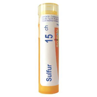 BOIRON Sulfur 15 CH granulki 4 g (ok. 80 granulek)