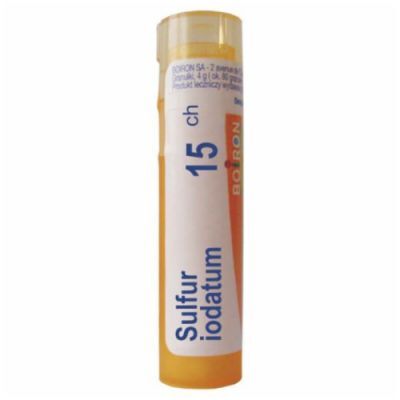 BOIRON Sulfur Iodatum 15 CH granulki 4 g (ok. 80 granulek)