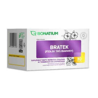Bonatium Bratek (fiołek trójbarwny) herbata ziołowa, 2gx30 sztuk