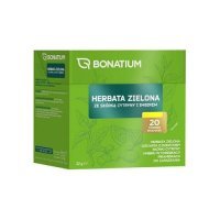 Bonatium Herbata zielona ze skórką cytryny i imbirem, 1.6gx20 sztuk