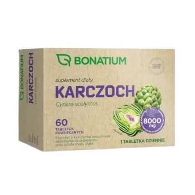 Bonatium Karczoch, 60 tabletek powlekanych