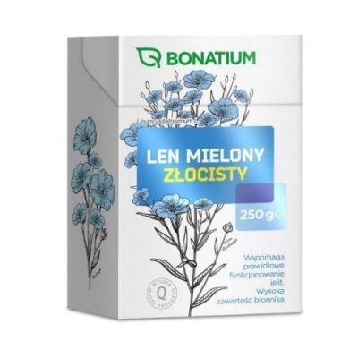 Bonatium Len Mielony Złocisty do zaparzania, 250g