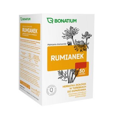 BONATIUM Rumianek Herbatka ziołowa 30 saszetek po 1,5 g