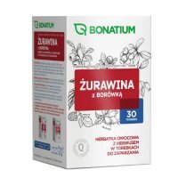 Bonatium Żurawina z borówką, herbatka owocowa z hibiskusem, 30 sasz.