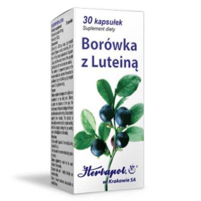 Borówka z luteiną, 30 kaps.