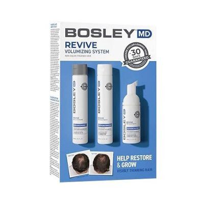 BOSLEYMD non-Color Revive Zestaw stymulujący porost włosów: szampon, 150ml + odżywka, 150ml + pianka, 100ml