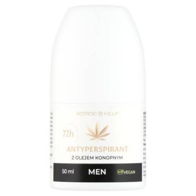 BOTANIC HELP Antyperspirant MEN 48h z olejem konopnym 50 ml