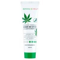BOTANIC HELP Krem do stóp i pękających pięt z olejem konopnym zmiękczająco-regenerujący 100 ml