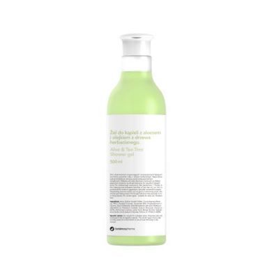 Botanicapharma Żel do kąpieli z aloesem i olejkiem z drzewa herbacianego, 500 ml