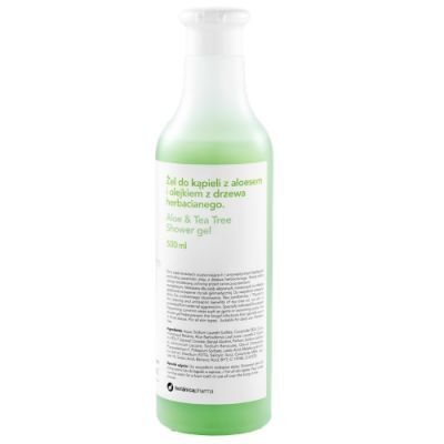 Botanicapharma Żel do kąpieli z aloesem i olejkiem z drzewa herbacianego, 500 ml
