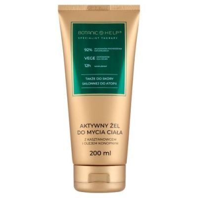 BotanicHelp Żel do mycia ciała z kasztanowcem, 200 ml