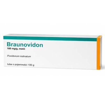 Braunovidon maść 100 mg/g, 100 g (Delfarma)