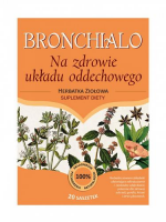 BRONCHIALO Na zdrowie układu oddechowego Herbatka ziołowa 20 saszetek x5g