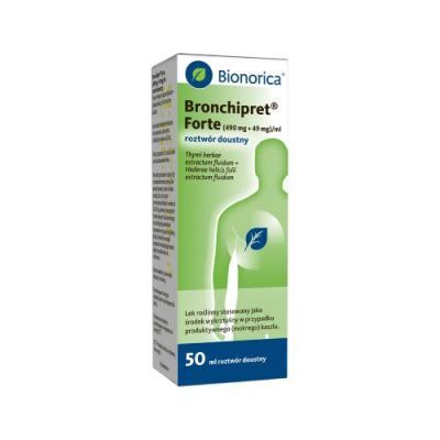 Bronchipret Forte syrop,  50 ml - lek wykrztuśny
