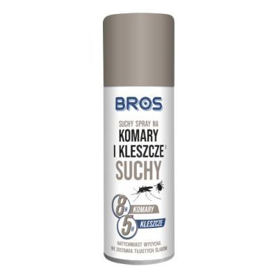 BROS Suchy spray na komary i kleszcze, 90 ml