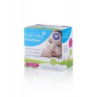 BRUSH-BABY DENTAL WIPES Chusteczki higieniczne do czyszczenia dziąseł i pierwszych ząbków 28 sztuk