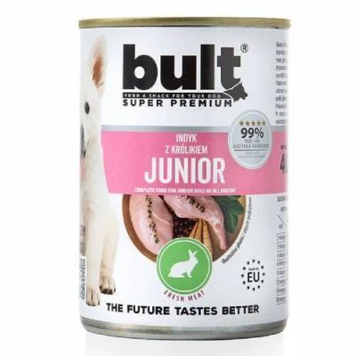 Bult Junior Mokra karma dla psa Indyk z królikiem (szczeniak), 400 g