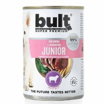 Bult Junior Mokra karma dla psa Wołowina z jagnięciną (szczeniak), 400 g