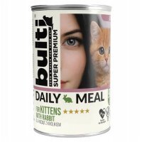 Bulti Daily Meal Kitten Mokra karma dla kota Królik (kociak), 400 g