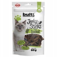 Bulti Jerky Sticks Przysmak dla kota Królik, 60 g