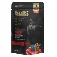 Bulti Superfood Mokra karma dla kota Wołowina z żurawiną i kocimiętką, 100 g