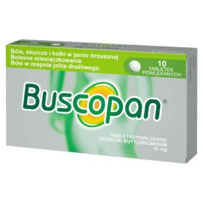 Buscopan 10 mg, 10 tabletek