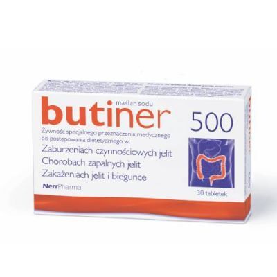 Butiner 500, 30 tabletek KRÓTKA DATA 31.05.2026