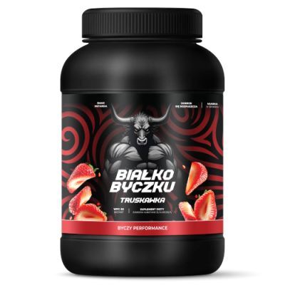 Byczku Białko Byczku truskawka, 1000 g
