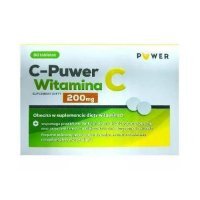 C-PUWER Witamina C 200 mg 60 tabletek