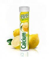 CALCIUM 300 + VIT. C smak cytrynowy 20 tabletek musujacych