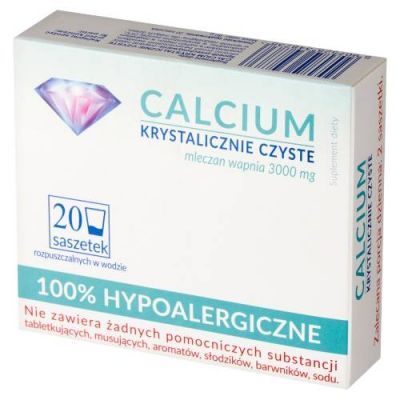 CALCIUM KRYSTALICZNIE CZYSTE 20 saszetek