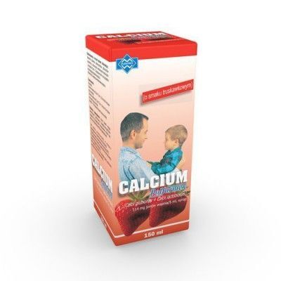CALCIUM Syrop truskawkowy - 150 ml