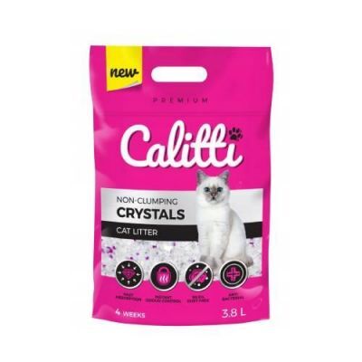 CALITTI Crystals Silikonowy żwirek dla kota, 3,8l