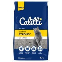 Calitti Strong Bentonitowy, mocno zbrylający, bezzapachowy żwirek dla kota, 20l
