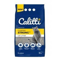 Calitti Strong Bentonitowy, mocno zbrylający, bezzapachowy żwirek dla kota, 5l