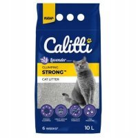 Calitti Strong Bentonitowy, mocno zbrylający, lawendowy żwirek dla kota, 10 l