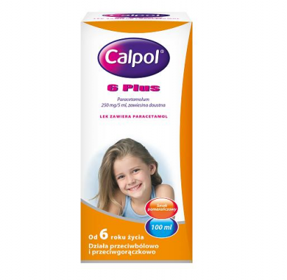 CALPOL zawiesina dla dzieci powyżej 6 lat 100 ml