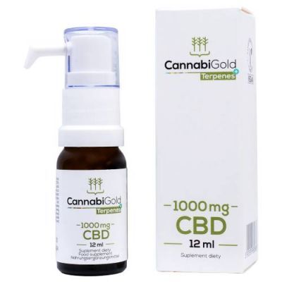 CANNABIGOLD TERPENES+ 1000 olej 12 ml