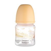 CANPOL BABIES Butelka antykolkowa EasyStart Mountains 0m+ 120ml beige 35/242