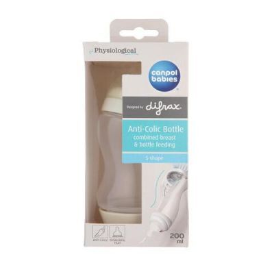 CANPOL BABIES butelka antykolkowa S-Shape 0 m+, 200ml