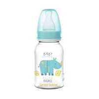 Canpol Babies Butelka dla niemowląt 0 m+ Niebieski nosorożec, 120 ml 59/100