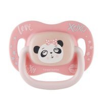 CANPOL BABIES Exotic Smoczek silikonowy Panda 18m+, 1szt.