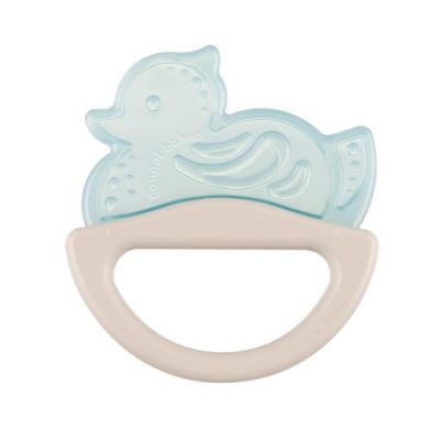 CANPOL BABIES Gryzak elastyczny z grzechotką niebieska kaczka 13/107, 1szt.